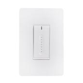 Globe Electric 2-Amp 3-Way White Light Dimmer LED & Smart Compatible (1-Pack) with Wallplate Included