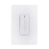 Globe Electric 2-Amp Wi-Fi Control On/Off Switch White Light Dimmer Smart and LED Compatible Dimmer (1-Pack)