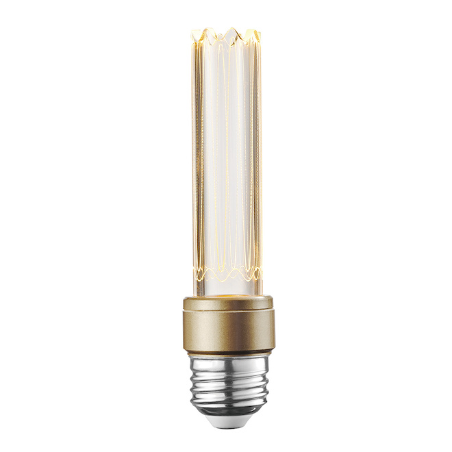 Globe Electric 2200K 130 Lumens 3,5-W Warm White Tube-Shaped Acrylic Filament LED Light - 1/Pk