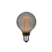 Ampoule à DEL fumée G30 à intensité variable 3,5 W 2200 K culot moyen par Globe Electric