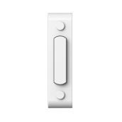 Heath Zenith White Metal Lighted Wired Doorbell Button