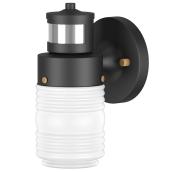 Globe Outdoor Motion Sensor LED Wall Sconce - 150° -  Matte Black