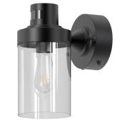 Globe Outdoor Motion Sensor LED Wall Sconce - 150° -  Matte Black