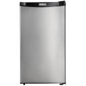 Danby Designer 3.2-ft³ 18-in Freestanding Compact Refrigerator - Stainless Steel