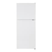 Réfrigérateur à congélateur supérieur format appartement de Danby, 24 po, 12,1 pi³, blanc