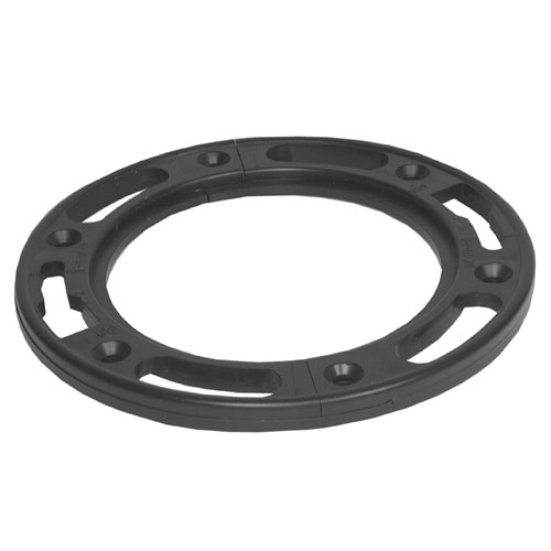 Ipex Closet Flange Spacer Ring - ABS - Black - 13/32-in H x 6 29/32-in W x 6 29/32-in L