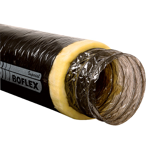 Boflex Insulated Polyester Flexible Duct 6-in x 10-ft