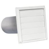 Vent Hood For Exhaust - 3" - White