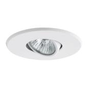 Globe Electric Swivel Head Recessed Ceiling Light with Dimming Feature - White - 50-Watt Bulb - Hardwired - Retrofit