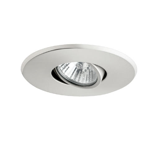 Globe Electric Traditional Recessed Light - 4-in - Metal - Brushed Nickel