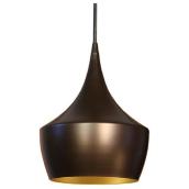 Globe 1-Light Hanging Pendant - Bronze Finish - 60 W