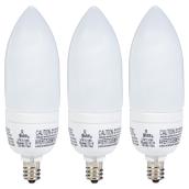 Ampoule fluorescente compacte T2 7 W, type B, 120 V, pqt 3