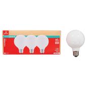 Paquet de 3 ampoules halogènes blanc doux G25 de 43 W