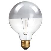 Ampoule incandescente Chromeo, G25, E26, 40 W, clair/chrome