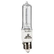 Globe Electric Halogen Light Bulb - 75-W - 120-V - T4-E11 - Clear