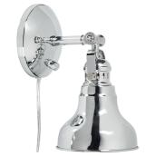 Applique murale Charlevoix, abat-jour pivotant, chrome