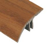 Moulure de réduction en aluminium, 0,3" X 6', chêne foncé