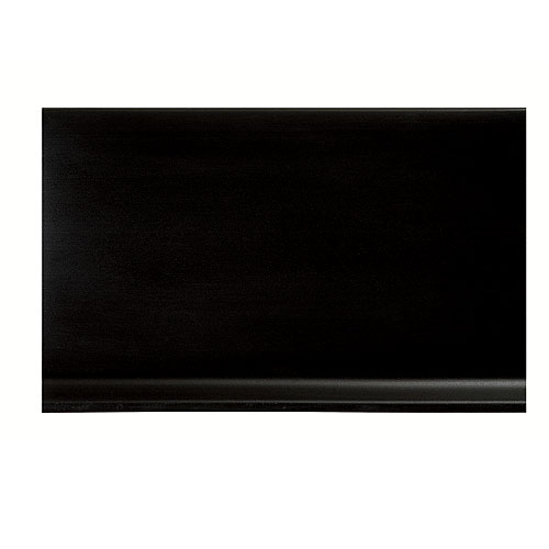 Plinthe à gorge en vinyle Shur-Trim, noire, à peler et coller, 4 po de large x 100 pi de long