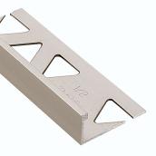 Bordure pour carreaux Shur-Trim en aluminium, 1/2 po