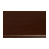 T. A. Drummond Vinyl Cove Base - Scuff Resistant - Brown - 4-in W