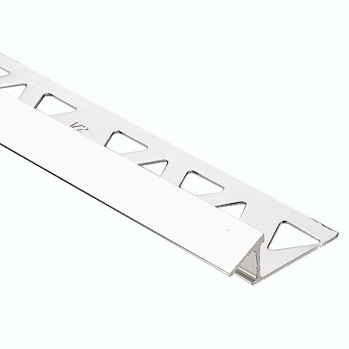 ShurTrim Floor Moulding Aluminum 1/2in Bright Clear ET2162BCL08