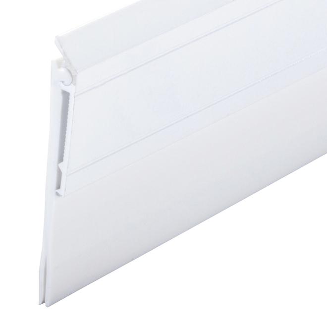 Bas de porte robuste Climaloc 36 po blanc