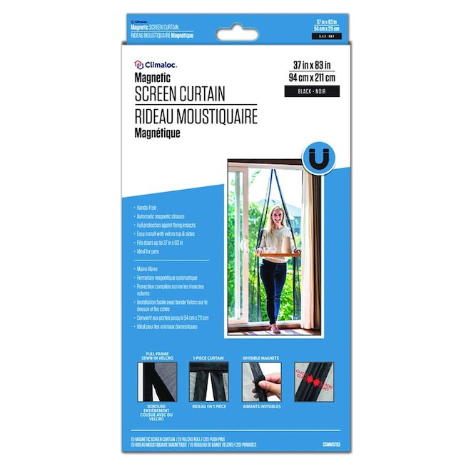 Climaloc Screen Polyester Magnetic Screen for 37-in x 83-in Doors