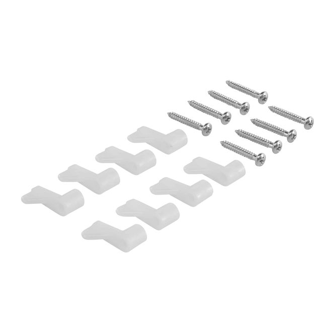 CLIMALOC SCREEN Climaloc Frame Clips for Screen Frame 7/16-in in White ...