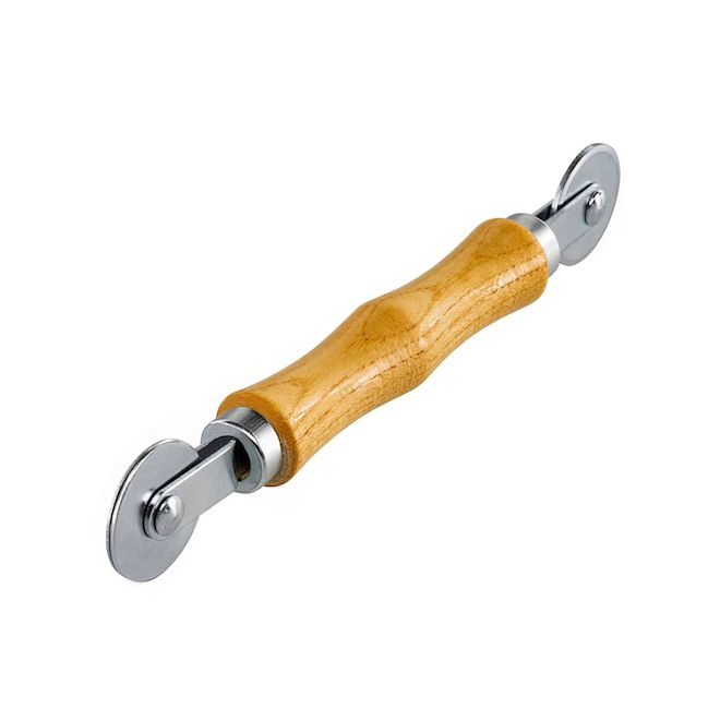 Climaloc Tool Wood Handle Metal Wheel