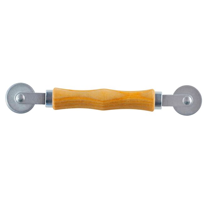 Climaloc Tool Wood Handle Metal Wheel