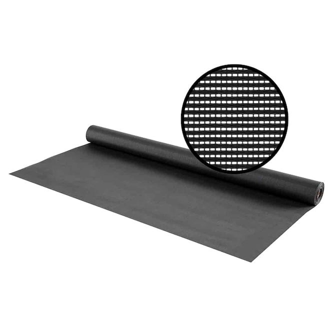 Climaloc Screen Black Fiberglass Sun Guard Screen - 48-in x 84-in