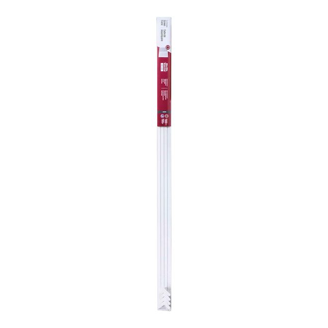 Ensemble de cadre moustiquaire Climaloc aluminium blanc 60 po x 7/16