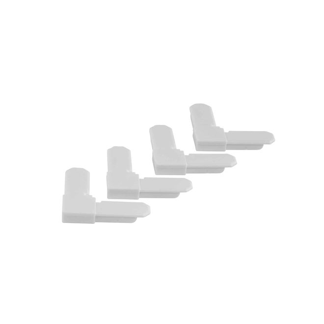 Climaloc Frame Corners 7/16-in White - 4-Pack