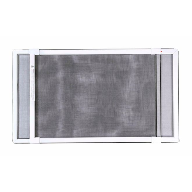 Climaloc Screen Adjustable White Fiberglass Screen - 15-in x 24-in x 44-in