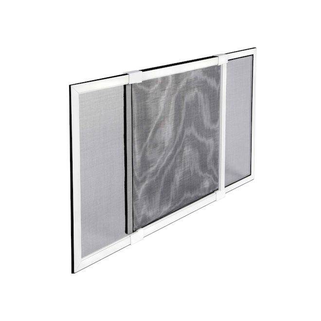 Climaloc Screen Adjustable White Fiberglass Screen - 15-in x 24-in x 44-in