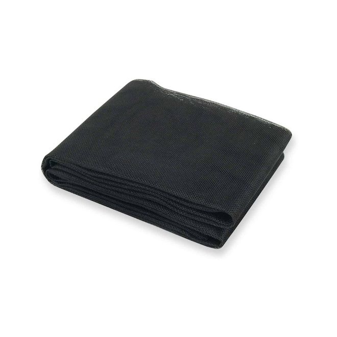 Moustiquaire en fibre de verre noire de 36 po x 84 po Micromesh par Climaloc
