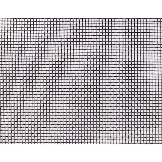 Moustiquaire en fibre de verre noire de 36 po x 84 po Micromesh par Climaloc