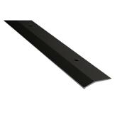 Shur-Trim Transition Moulding in Matte Black Aluminum 1 1/2-in x 3-ft