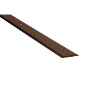 Moulure de bordure de plancher Shur-Trim en aluminium bronze de 1 po x 6 pi