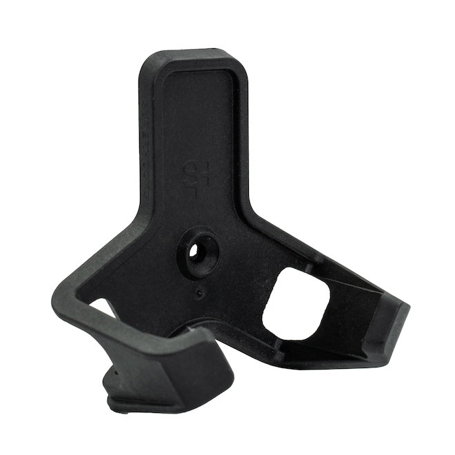 SUPERHOOKS Capture Hooks with Adhesive or Screws in Black - Pack of 2