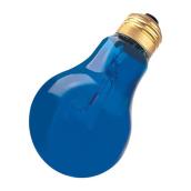 Ampoule incandescente d'intérieur de Globe Electric, bleue, culot moyen E-26, A19