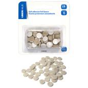 Coussinets autoadhésifs Uberhaus en feutre, rond, 3/8 po, beige, paquet de 75