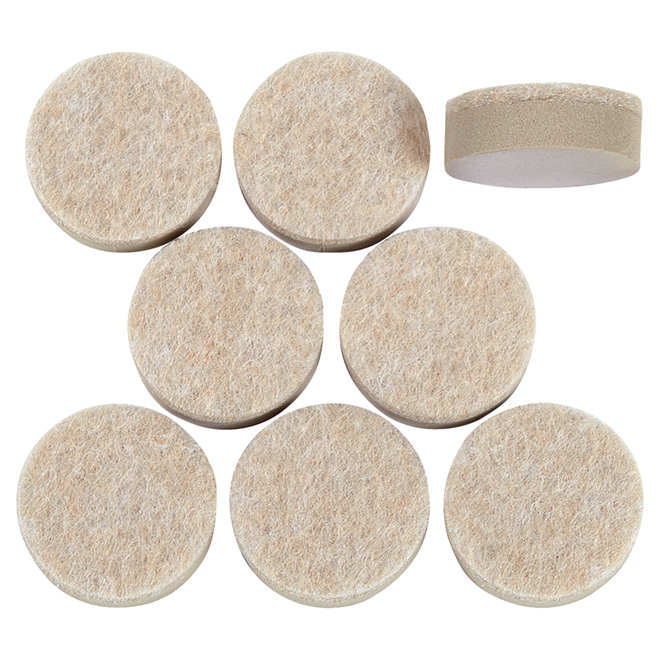 Self-Adhesive Self-Levelling Pads - Round - 1" - 8/Pk