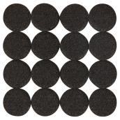 Self-Adhesive Felt Pads - Eco - Round - Black -1 1/8" -16/Pk