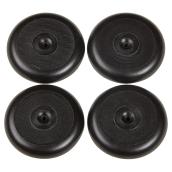 Non-Skid Thermoplastic Pads - Round - 1 7/8" x 1/4" - 4/Pack