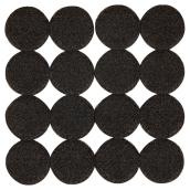 Self-Adhesive Felt Pads - Eco - Round - Black - 1" - 16/Pk