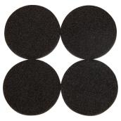 Self-Adhesive Felt Pads - Eco - Round - Black - 2 1/4" -4/Pk