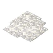 PRO-TEC 48 pcs 1/2-in Transparent Vinyl Pads