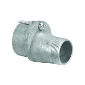 Réducteur mâle de 1 1/4" pour mât de 2 1/2", zinc