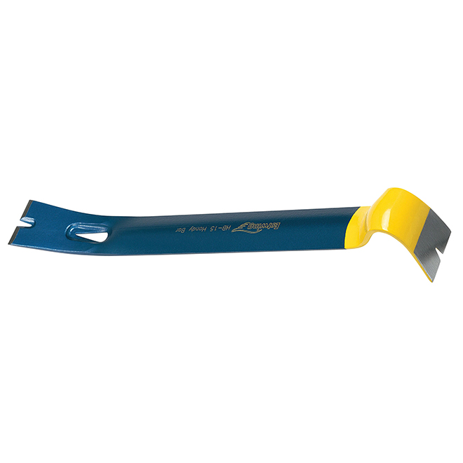 Barre à levier, Estwing, acier massif, 15", bleu et jaune